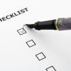 Playground Construction Checklist
